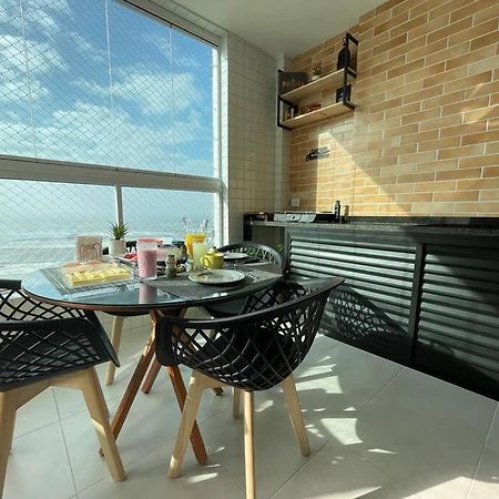 Ap Frente Mar Com Ar-Condicionado E Varanda Gourmet Mongaguá Εξωτερικό φωτογραφία